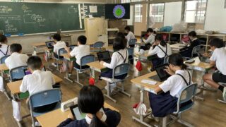 日生東小学校５年生とプログラミング作品づくり！